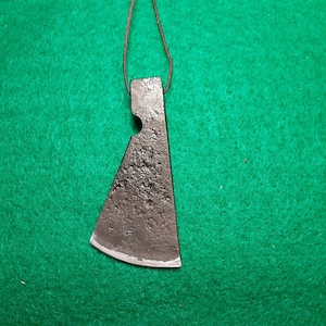 Axe Pendant Necklace (Hand Forged)