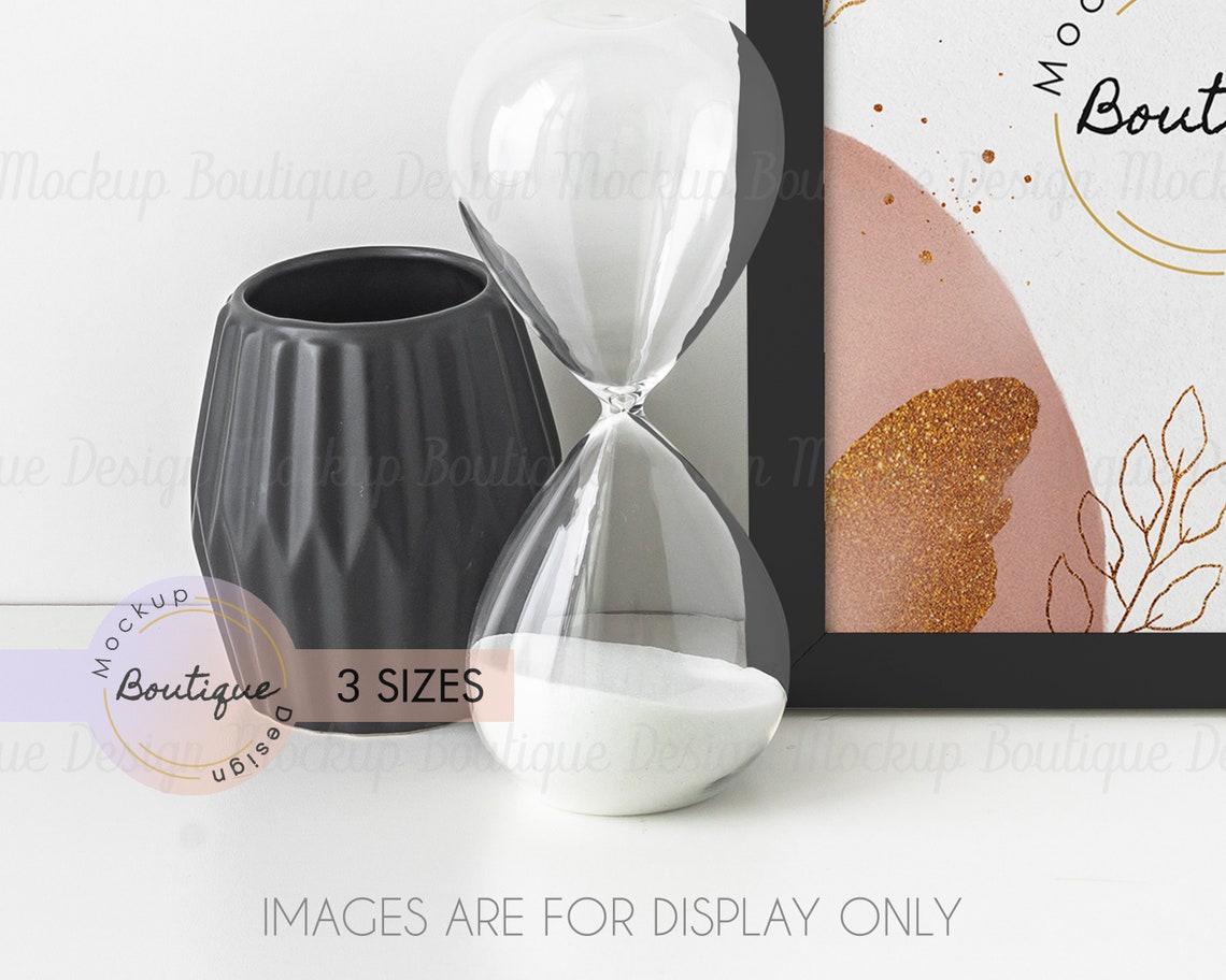 Download A4 Size Frame Mockup Black Frame Mock Up Vertical Frame | Etsy