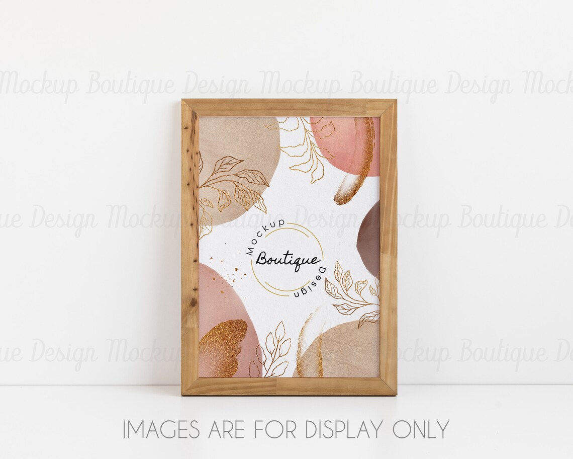 Download A4 Size Frame Mockup Simple Frame Mock Up Vertical Frame | Etsy