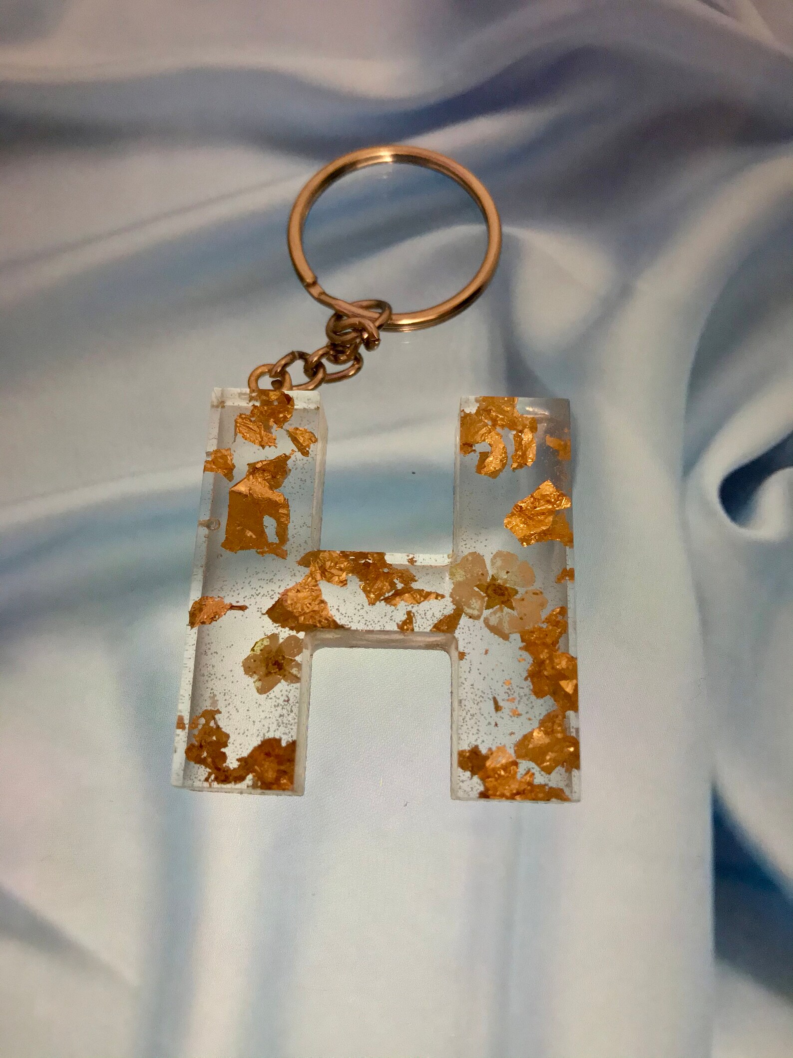 Keychain letter H Etsy