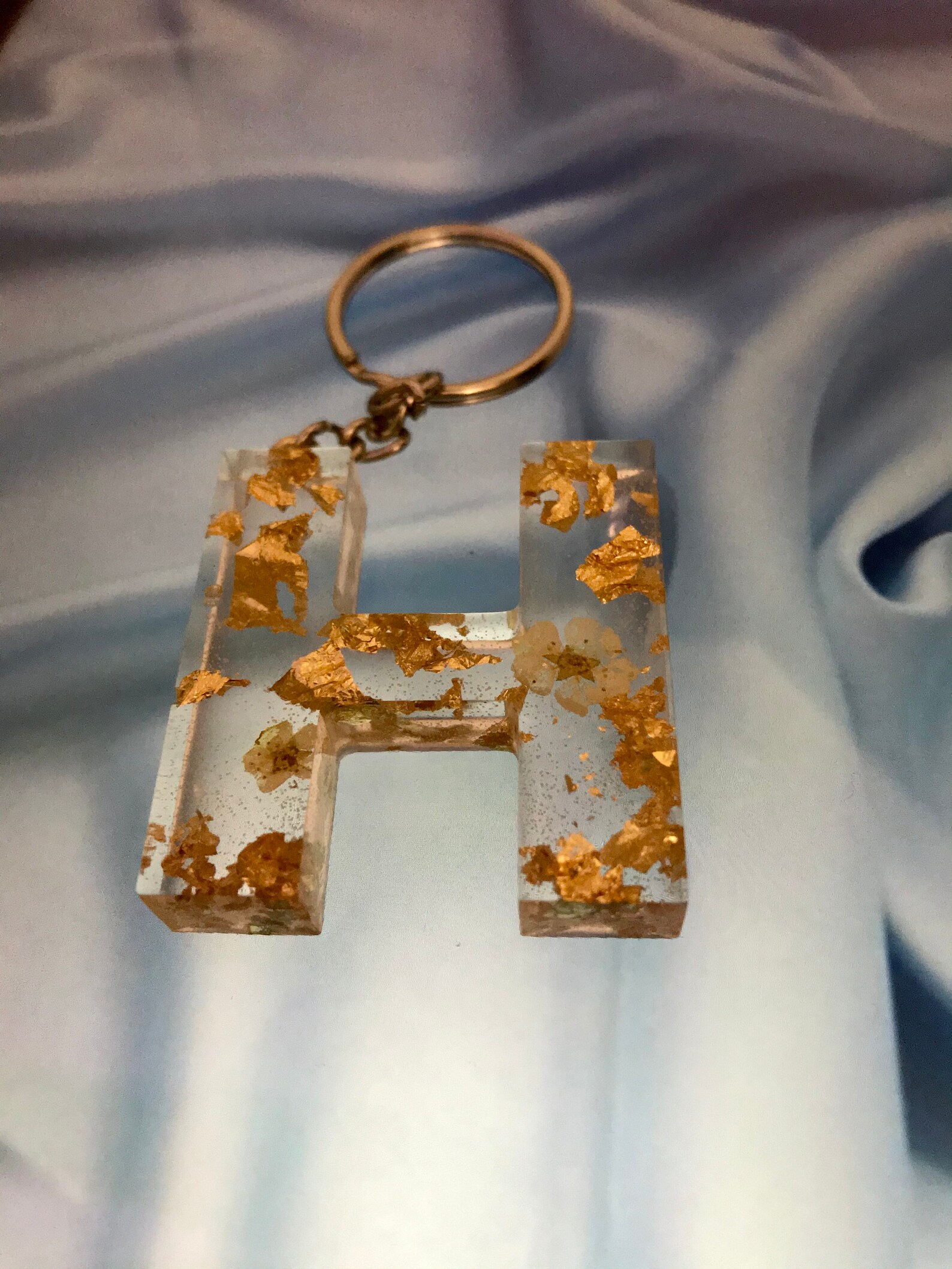Keychain letter H Etsy