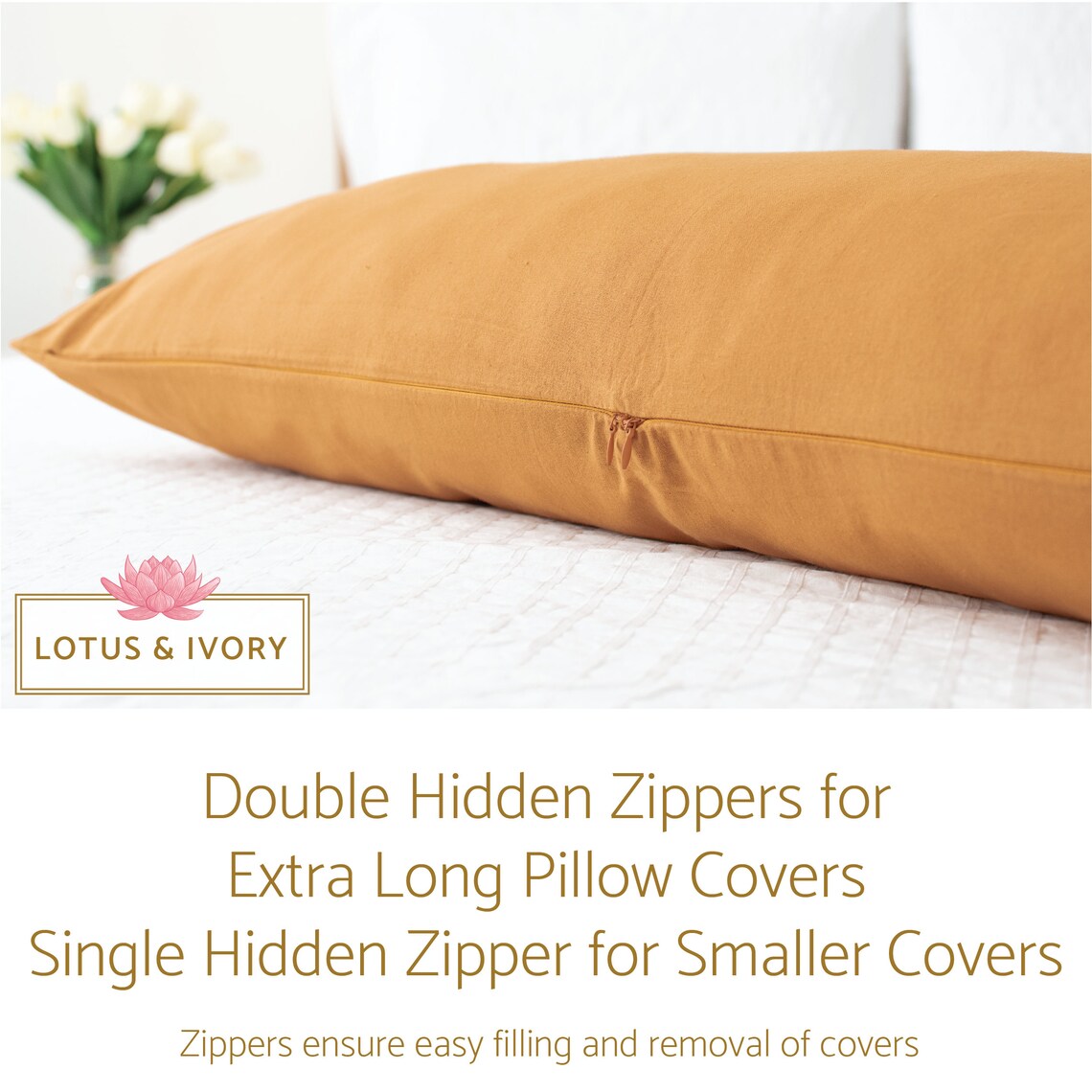 Mustard Yellow Body Pillow Cover 100 Premium Cotton Etsy