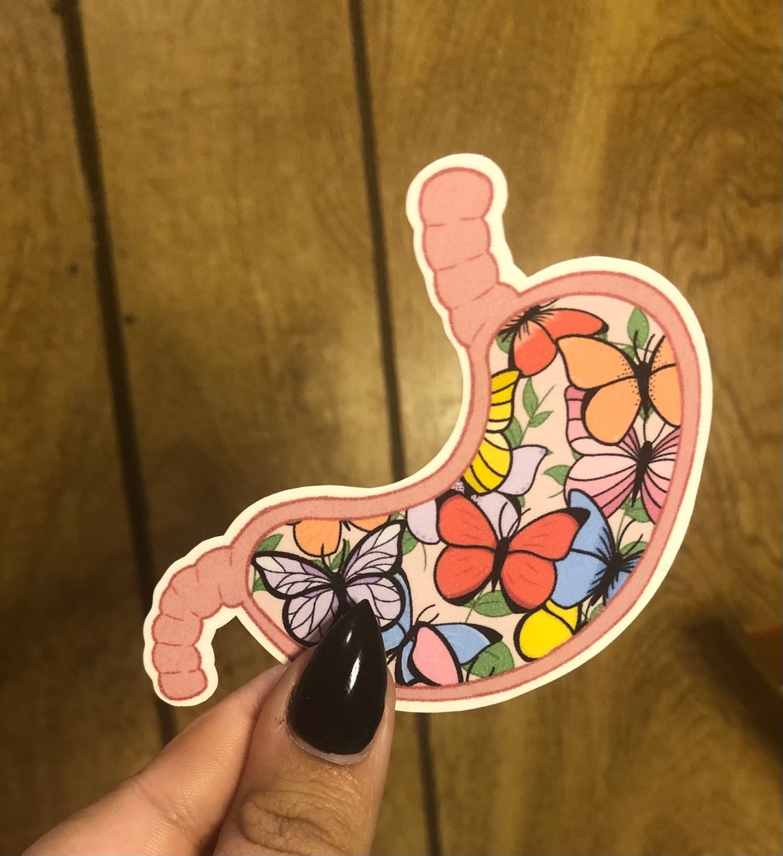Butterflies in your Tummy Sticker Etsy