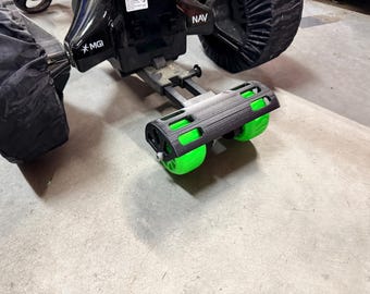 Soporte doble MGI Zip Navigator y Navigator AT con actualización de ruedas estabilizadoras de TPU Monster de gran tamaño