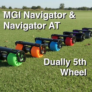 MGI Zip Navigator and Navigator AT Dually Wheel Bracket w/ Oversized Stabilizing Wheels Upgrade (Version 2)