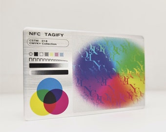 Brushed Metal Digital Cards - Printed