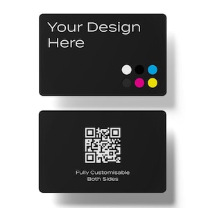Individuelle PVC-NFC-Digital-Visitenkarte - CMYK-Mattdruck, weißes, mattes Finish