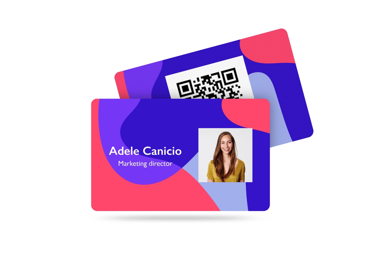Custom Printed Smart Nfc Digital Business Card Double Sided Etsy