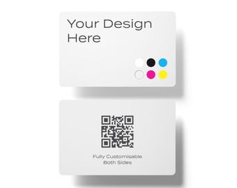 Maßgeschneiderte digitale PVC-NFC-Visitenkarte - Teilen Sie Ihre Kontaktinformationen, Links zu sozialen Medien und mehr mit nur einem Fingertipp - vollständig anpassbar.
