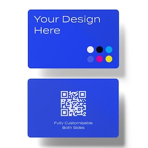 Gepersonaliseerde PVC NFC digitaal visitekaartje | Tik op vCard met QR-code en links naar sociale media | Smartcard met spotglans