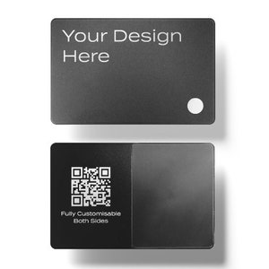 Carte de visite numérique en métal