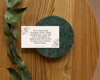 Bible Verse Cards for Anxious Women: Encouraging Scripture (Digital Download)