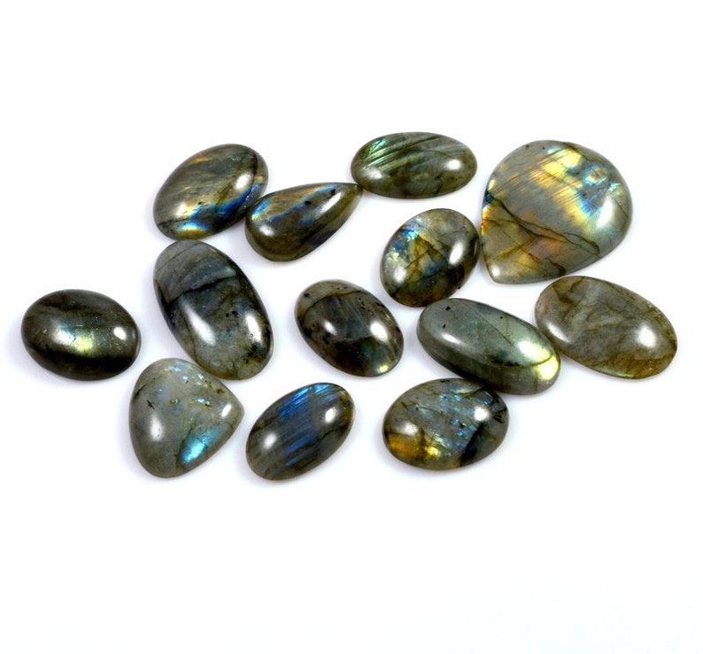 Labradorite Lot Wholesale Labradorite Cabochon Loose Gemstone Fabulous Mix Shape Best For Jewelry 13 Pieces Lot 413 Carat