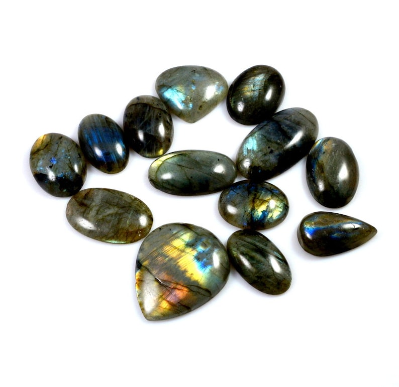 Labradorite Lot Wholesale Labradorite Cabochon Loose Gemstone Fabulous Mix Shape Best For Jewelry 13 Pieces Lot 413 Carat