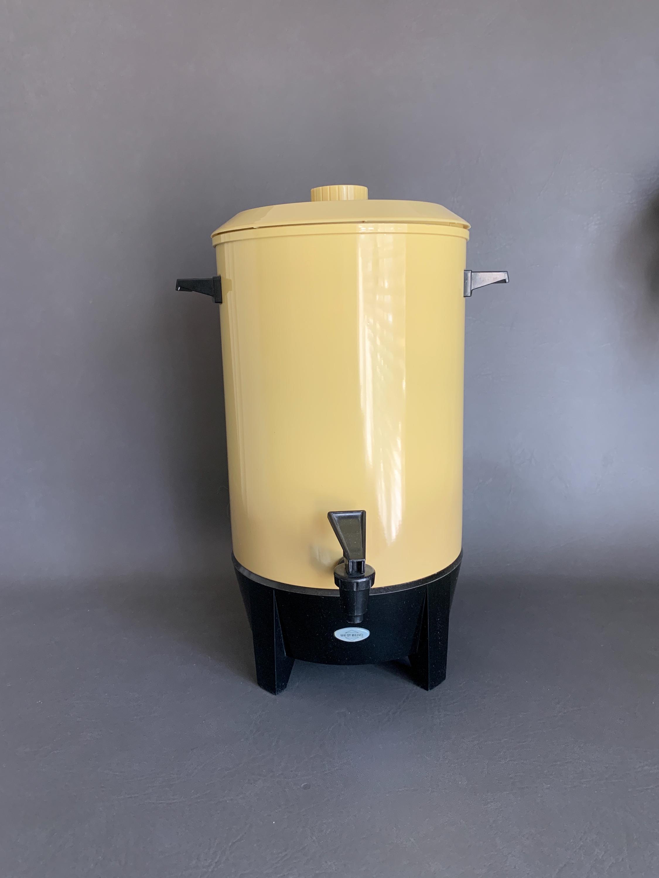 ヴィンテージ West Bend コーヒーメーカー　アンティーク　カフェ　デコに West Bend Coffee Percolator Vintage - Etsy