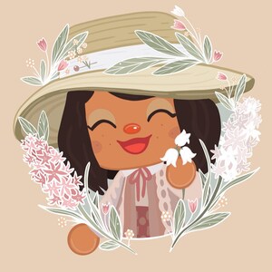 Animal Crossing Commission | Custom Avatar | In - Game Art | Personalised Gift | Custom Character | ACNH Portrait | Digital Drawing