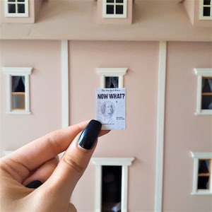Miniature Dollhouse newspaper