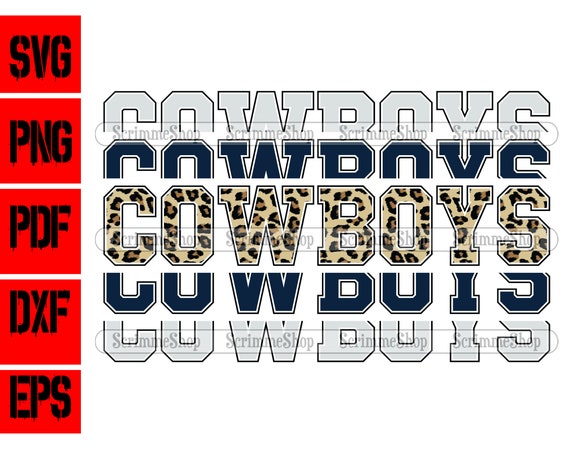 Download Cowboys Leopard Svg Cowboys Mascot Svg Cowboys Team Sport Etsy