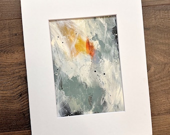 Original Abstract Painting | “I Walked With You” | Abstract Art | Abstracts on Paper | Original Paintings | Art on Paper | 5"x7"