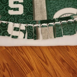 Michigan State University Fleece Tie Blanket