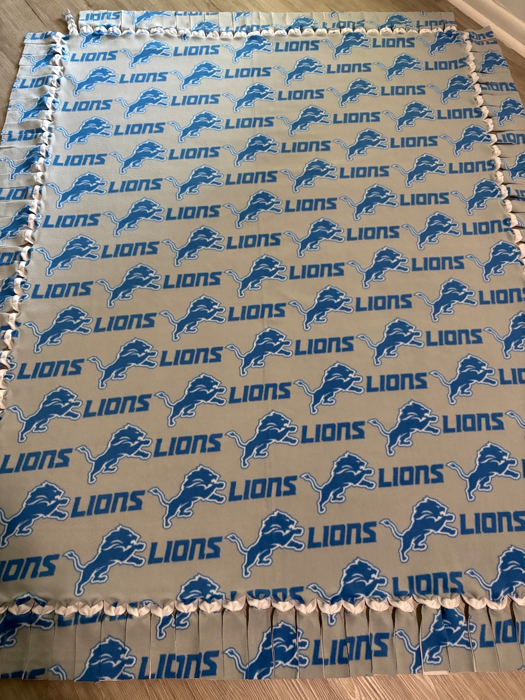 Detroit Lions NFL Team Heritage Soft Blanket 60x80