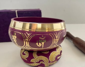 Singing Bowl for Sound Healing-Tibetan Sound bowl-Gift for Her-Gifts for Him-Yoga-Reiki-Free Shipping