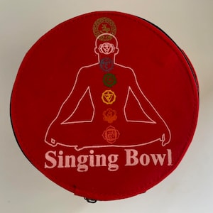 Singing bowl Carry bag- CarrymCase-18 cm-Sound Therapy-Yoga-Reiki-Mindfulness-Spiritual Gifts-Free Shipping