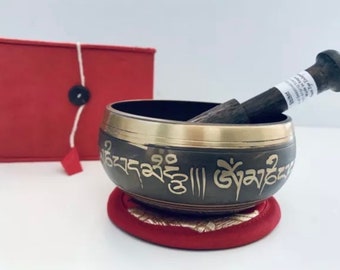 Singing bowl Gift Set-Chakra Healing-Tibetan Mantras-Mindfulness Wellness Gifts