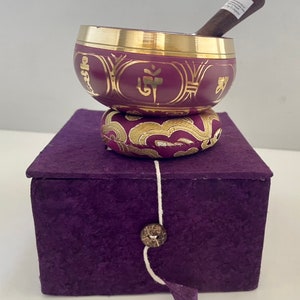 Singing Bowl for Sound Healing-Tibetan Bestseller Gift Set-Gift for Her-Christmas Gifts-Authentic-Yoga-Reiki-Free Shipping