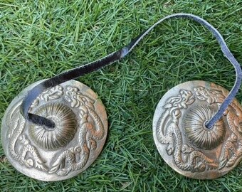 Tibetan Tingsha bell with bag-Cymbals-Aura Clenasing-Space Clearing-Gifts for Her-Gifts for Him-Free Shipping in Australia