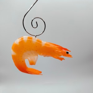 Shrimp Christmas Ornament