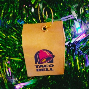 Taco Bell bag Ornament