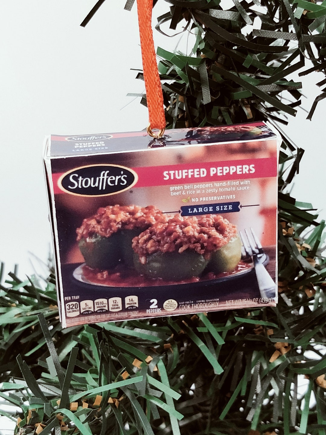 Stouffer's Frozen Dinner Stuffed Cabbage Hanging Ornament Christmas
