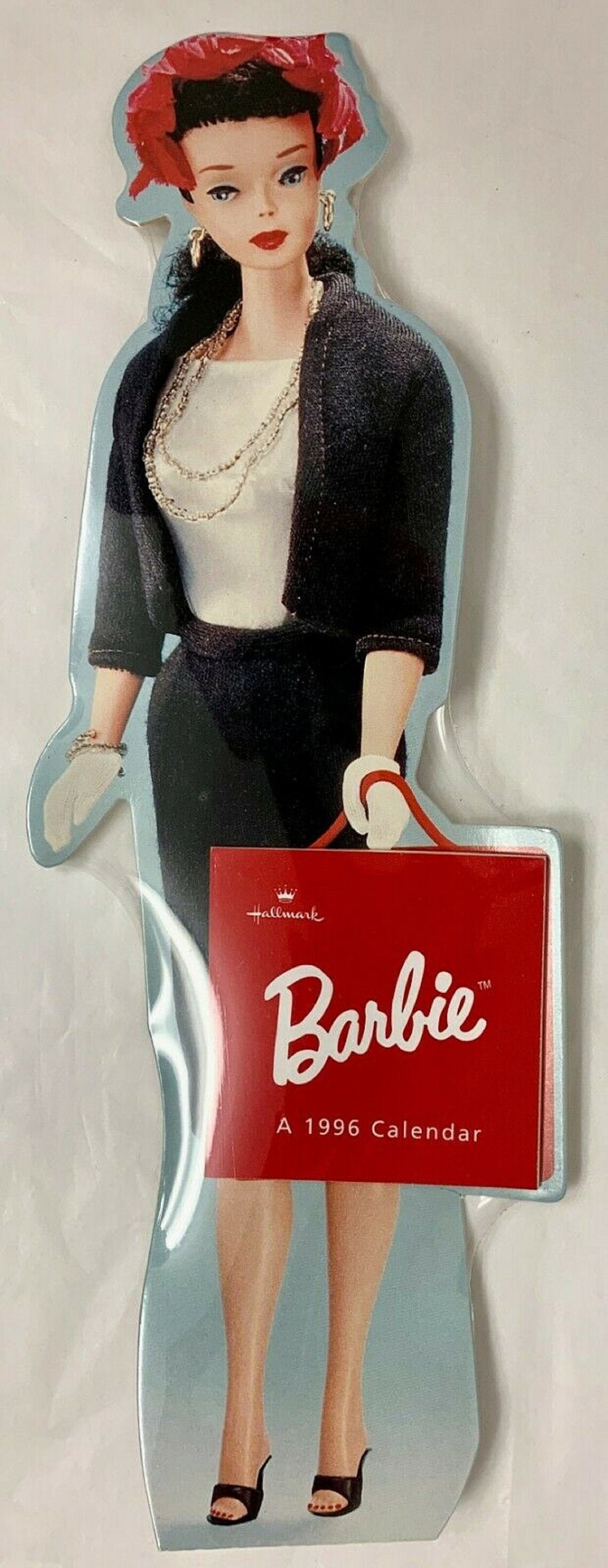 Vintage Barbie Cardboard Cutout 1996 Calendar Etsy