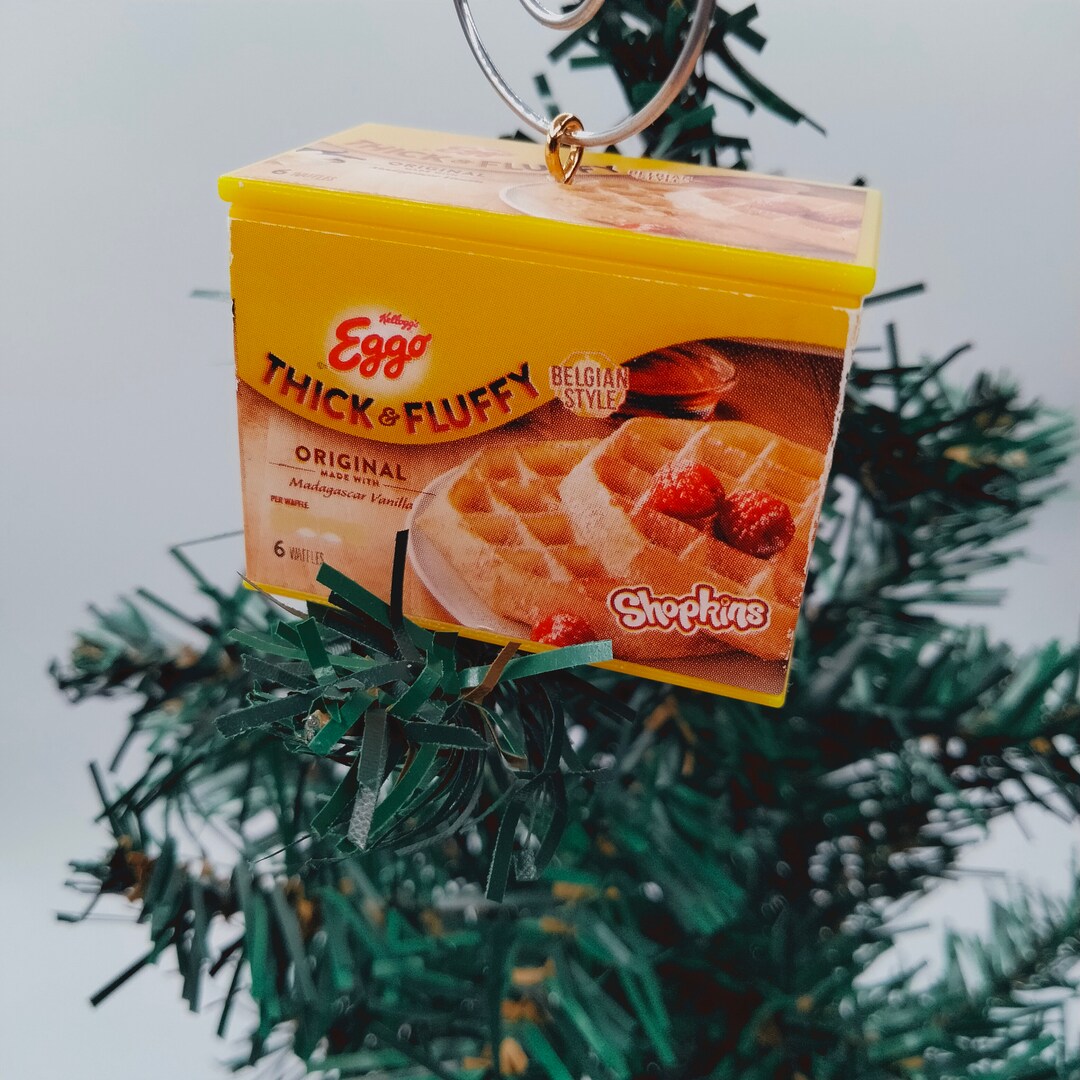 Eggo Waffles Hanging Ornament Christmas Ornament White Etsy