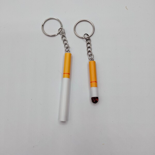 Cigarette Keychain Etsy