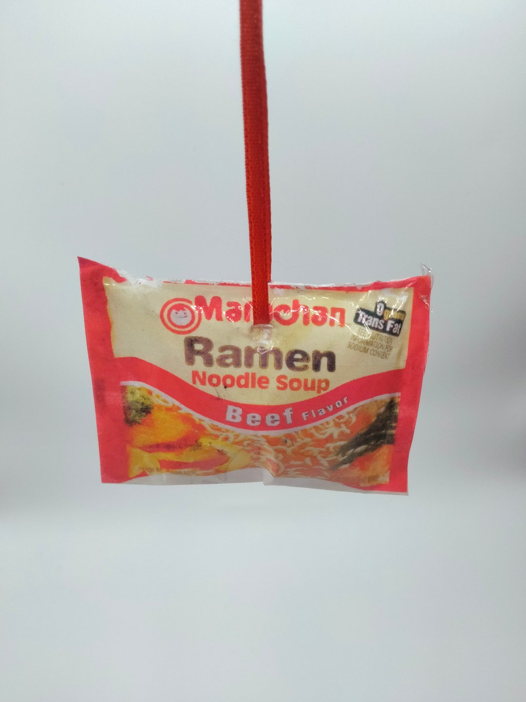 Ramen Noodles Hanging Ornament Christmas Ornament Mini Ornament White