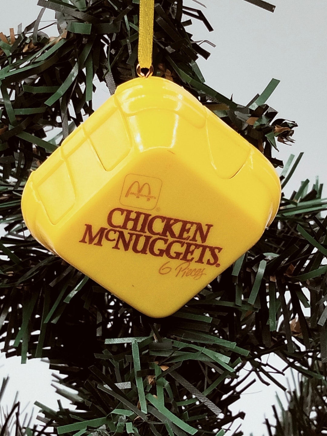 Mcdonalds Changeable Chicken Nuggets Christmas Tree Ornament Etsy