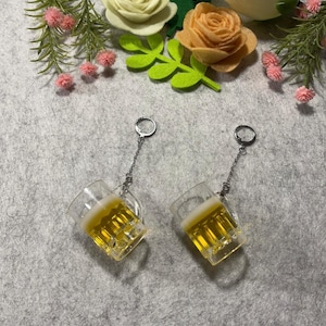 Oktoberfest Beer Mug jewelry, beer mug earrings, novelty accessories, costume jewelry
