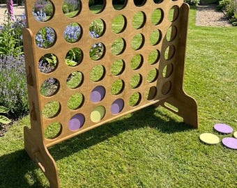 Four In A Row, Garden Games, Wedding Game, Large Wooden Games