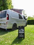Personalised Free Standing Reserved Camping Pitch Sign, Caravan and Campervan Reserved Sign