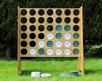 Four In A Row, Garden Games, Wedding Game, Large Wooden Games