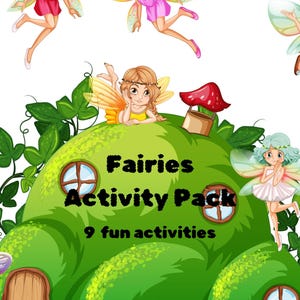Fairies Activity Pack for Kids | Printable Fun, Educational & Magical Worksheets