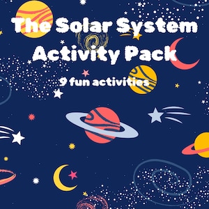 Solar System Printable Activity Pack for Kids – Fun & Educational Space Worksheets!