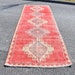 Kristin Dees reviewed Red turkish rug, Vintage runner rug, Handmade rug, Hallway rug, 4 x 11.6 Ft Entryway rug, Kitchen rug, Corridor rug, Natural rug RR1402