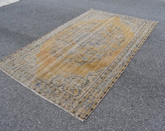 turkish rug, vintage rug, ethnic rug, 5.1 x 8.4 Ft unique rug, aztec area rug, decorative rug, natural rug, rustic rug, handmade rug RR4523