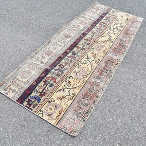 Runner rug, Patchwork rug, Decor rug 2.9 x 7.1 Ft Hallway rug, Turkish rug, Boho rug, Vintage rug,  Aztec rug, Corridor rug, Carpet RRA0464