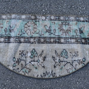 Oushak rug, Vintage rug, Handmade rug, Unique wool rug, 1.6 x 3.2 Ft  Anatolian rug, Kitchen decor rug, Boho decor rug, Farmhouse rug RR3916