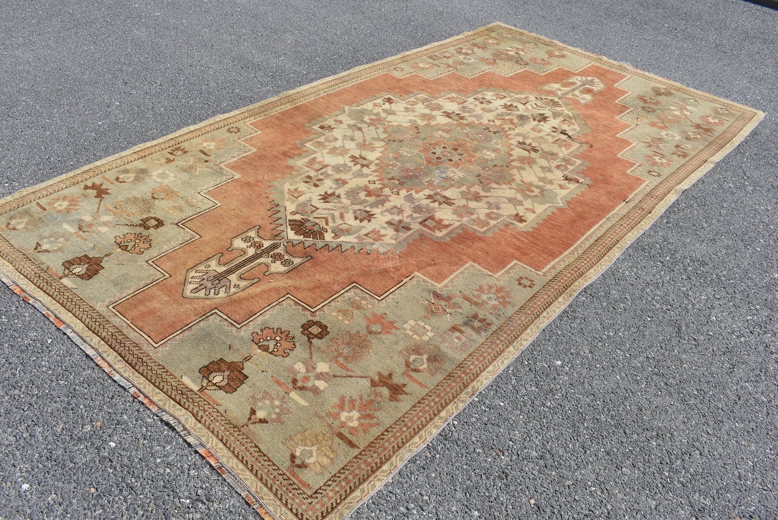 Turkish Rug Vintage Rug Doormat Rug Bathroom Rug Handmade Etsy