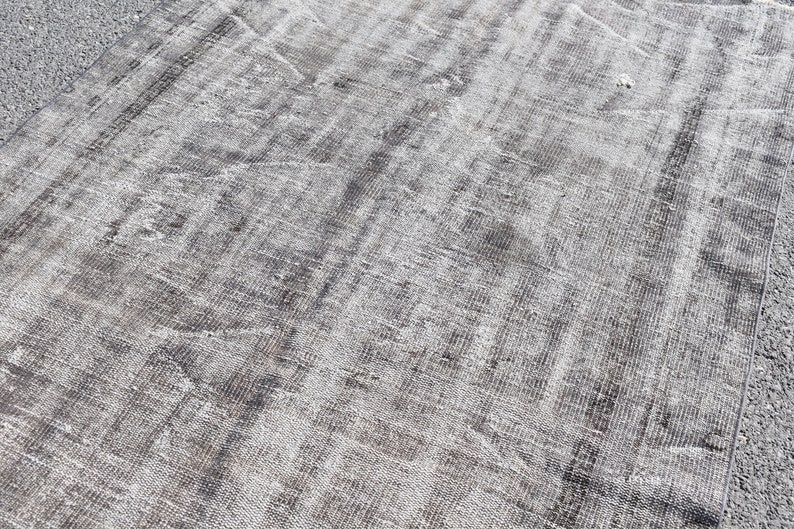 Area rug Carpet RR1387 Overdyed rug Gray rug Vintage rug Oushak rug 4.8 x 7.5 Ft Bohemian rug Turkish rug Oriental rug Wool rug Area rug Carpet RR1387 Overdyed rug Gray rug Vintage rug Oushak rug 4.8 x 7.5 Ft Bohemian rug Turkish rug Oriental rug Wool rug